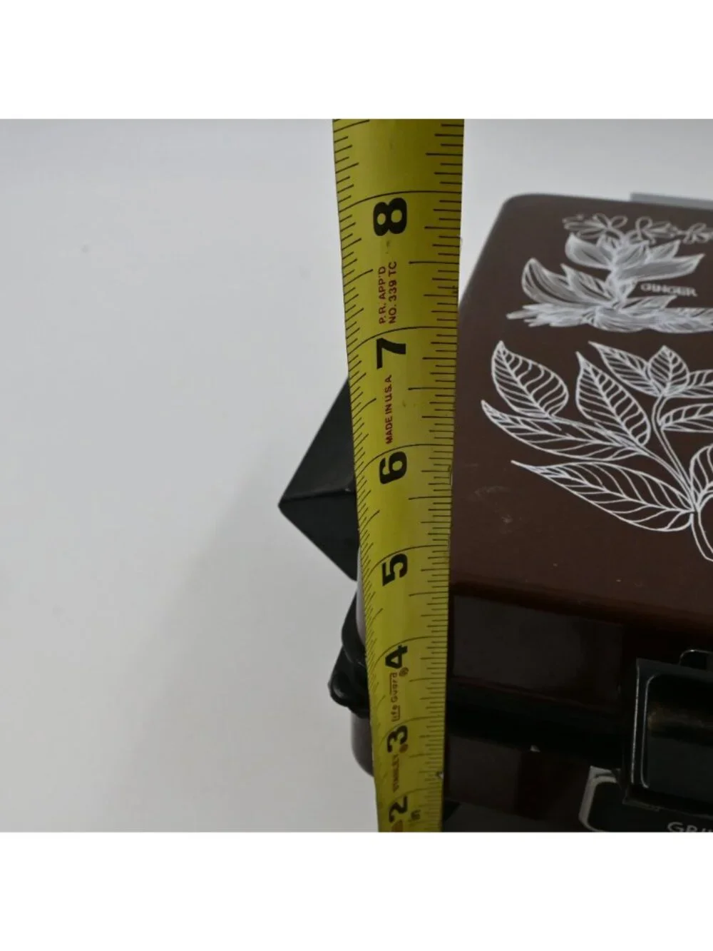 Sears Waffle Iron & Grill Brown Herbs Counter Craft Vintage Tested
